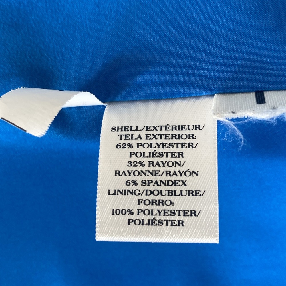 Ann Taylor XS blue long blazer - Picture 5 of 6